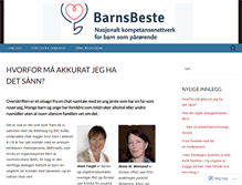 Tablet Screenshot of barnsbesteblogg.com